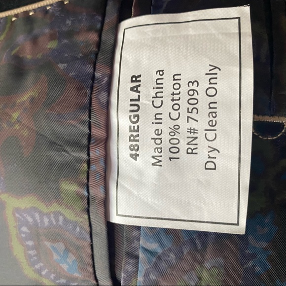 Mens Black Suede Dress Jacket - Picture 3 of 3